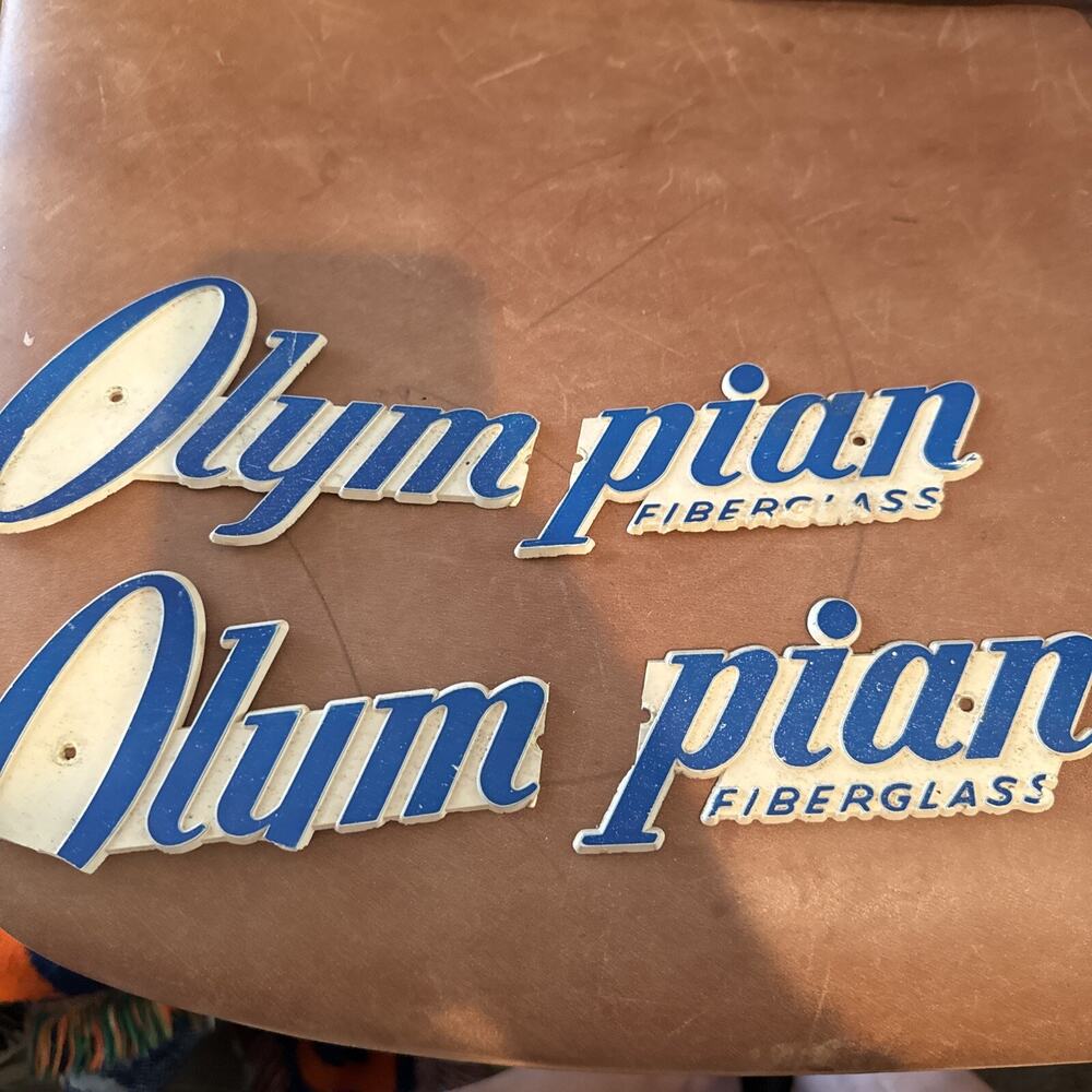 VTG Olympia Fiberglass Boat Decals